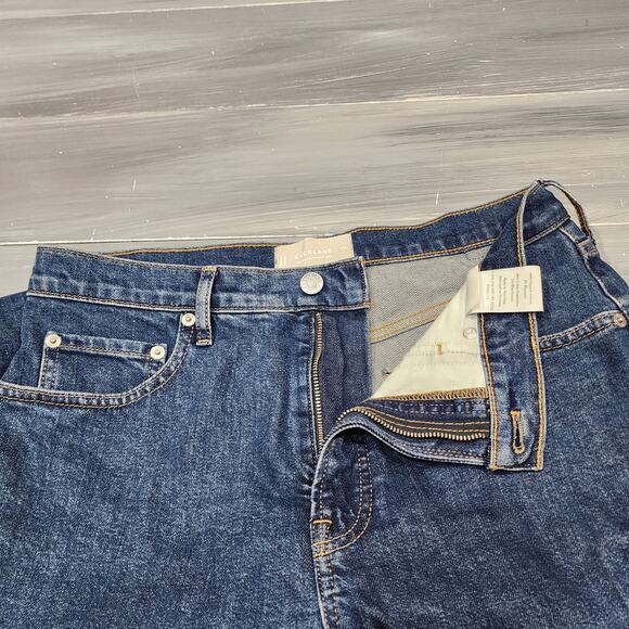 Everlane Original Cheeky Jean Straight High Rise Dark Wash 30 Regular Stretchy - Picture 7 of 10